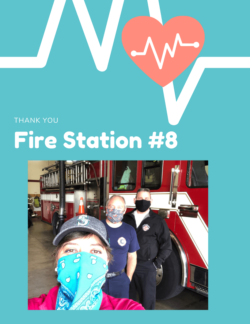 THANK YOU FIRE STATION&nbsp;#8!