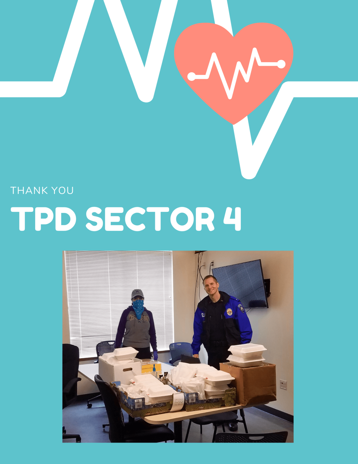 THANK YOU TPD SECTOR&nbsp;4!