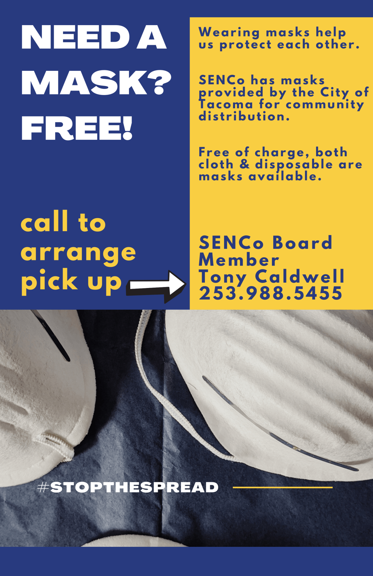 Free Masks Available