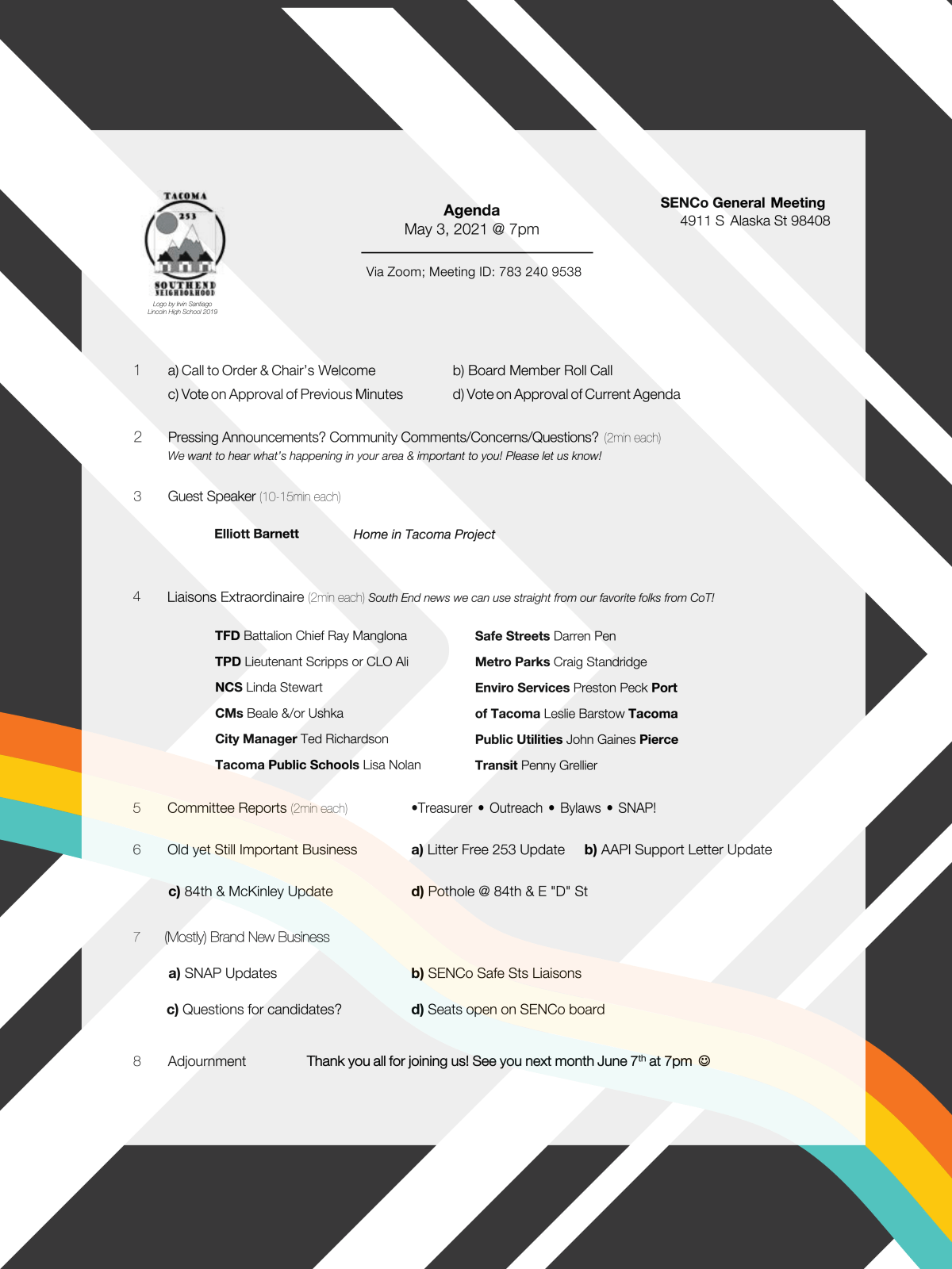 SENCo General Meeting via Zoom May 3 @&nbsp;7pm