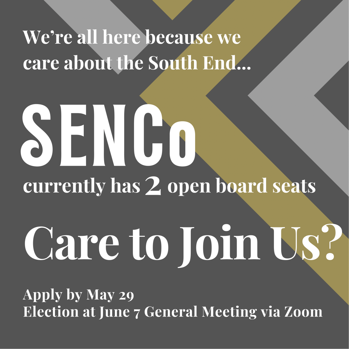 Want to Join&nbsp;SENCo?