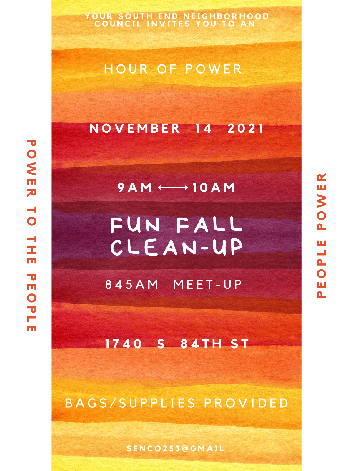 Nov 14 Fun Fall Clean-Up&nbsp;Invite