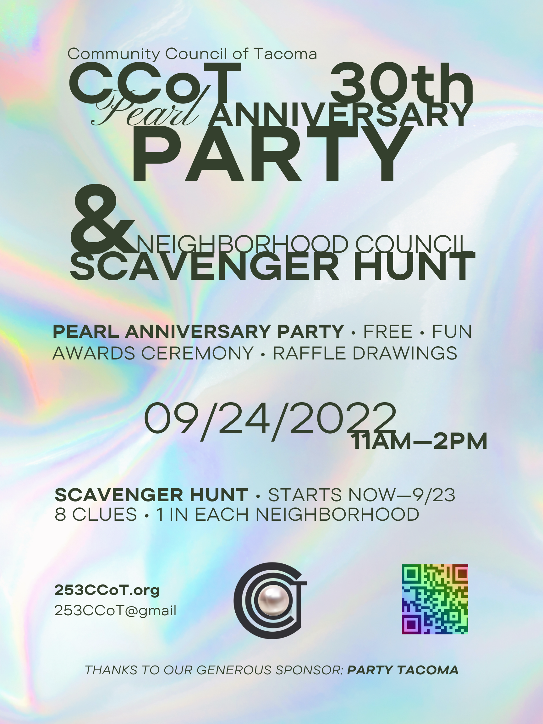 CCoT 30th Anniversary Party & Scavenger Hunt – South End Neighborhood ...