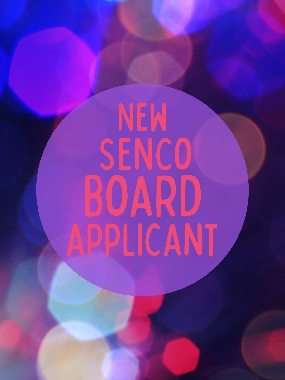 SENCo Board Applicant Vote:&nbsp;11/7