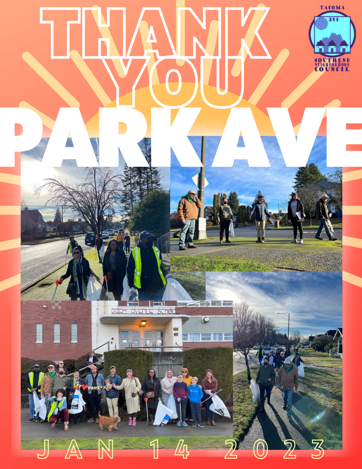 Thank You Park Avenue!&nbsp;1/14