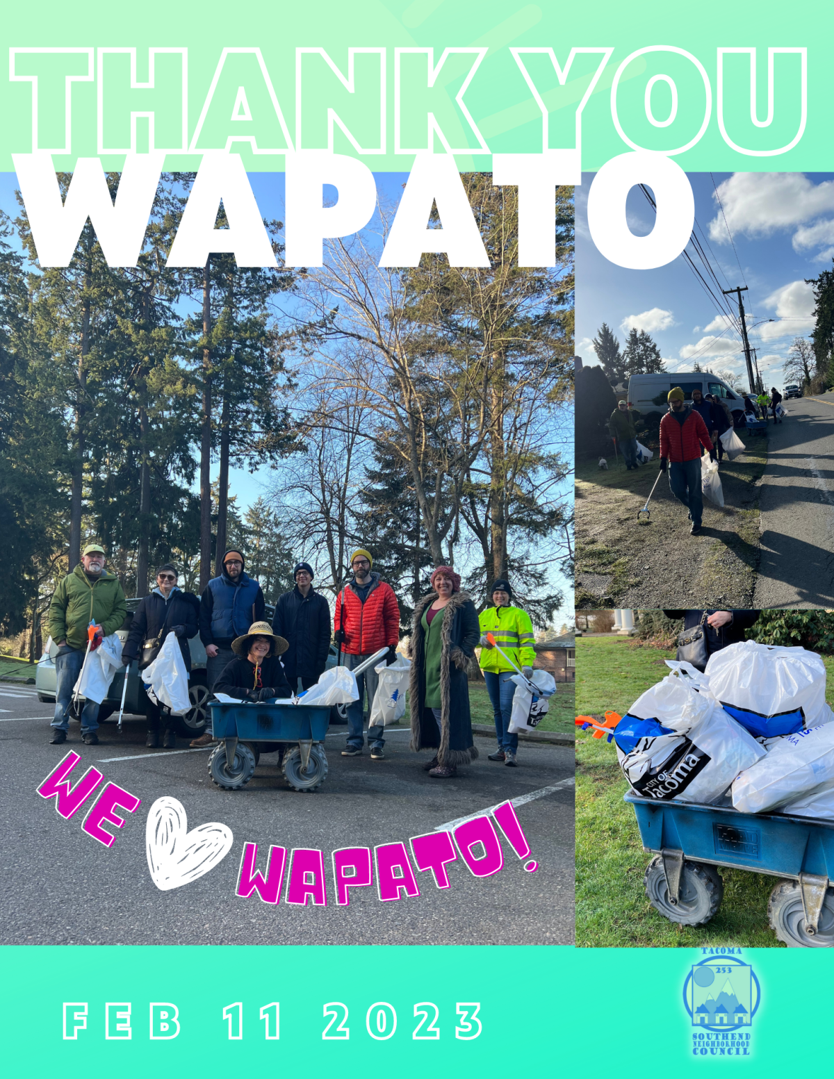 Thank You Wapato!&nbsp;2/11