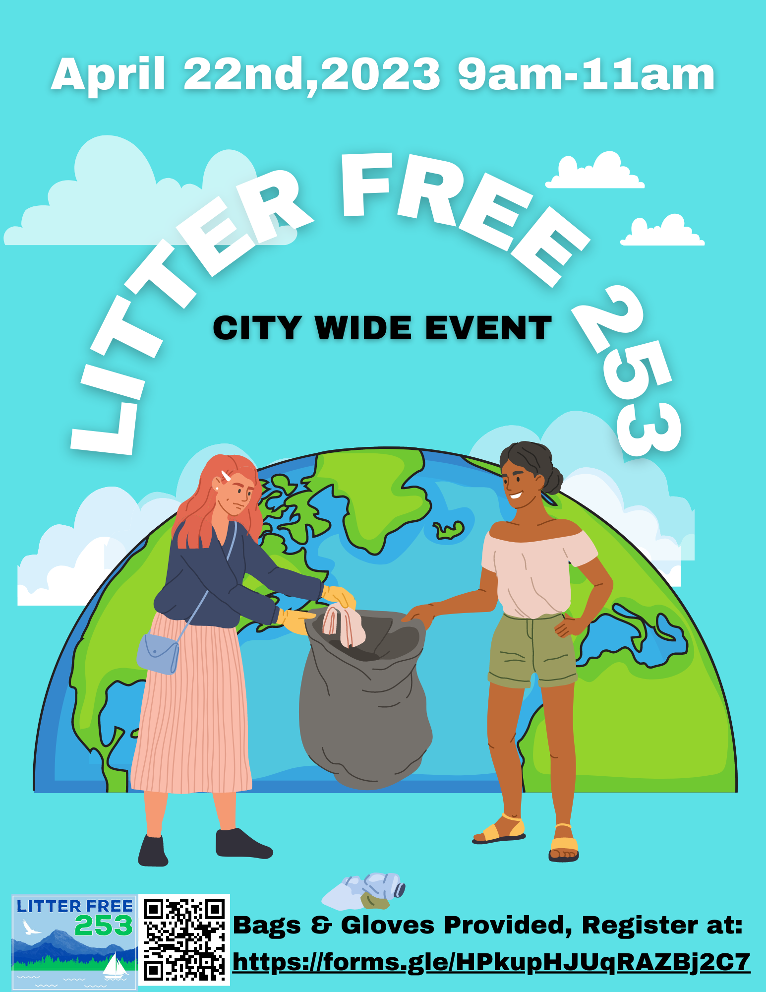 4th Annual Litter Free 253 Event – South End Neighborhood Council