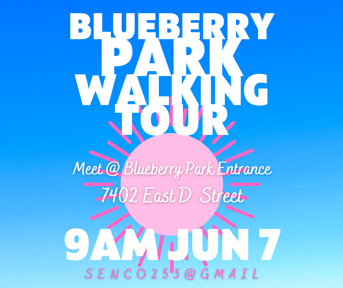 6/7 South End Neighborhood Walk at 9am: Blueberry&nbsp;Park